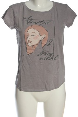 EIGHT2NINE Print-Shirt Damen Shirt Gr. DE 36 hellgrau Casual-Look