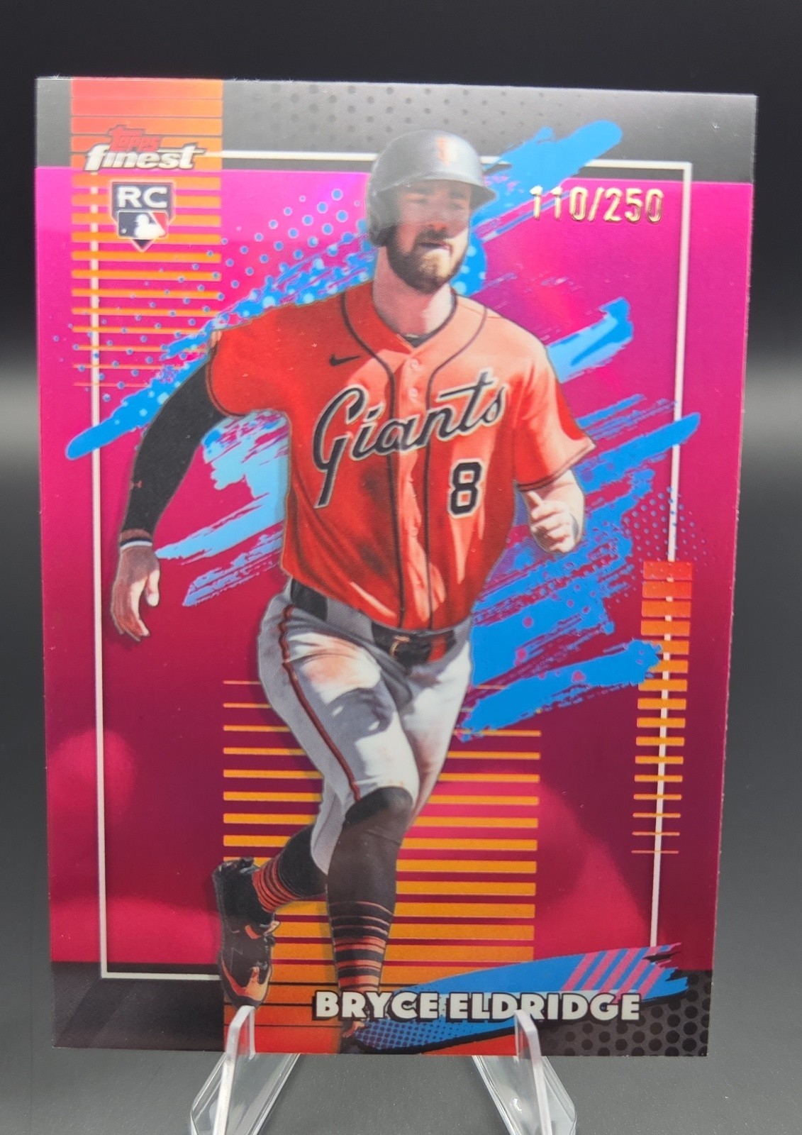 2026 Topps Finest - Uncommon Bryce Eldridge #138 Pink Refractor /250 (RC)