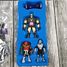 READ Mega Bloks Teenage Mutant Ninja Turtles Krang Raphael Figures Playset TMNT