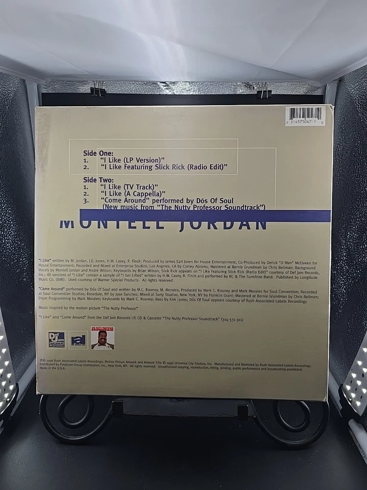 Montell Jordan FT Slick Rick I Like 12" Single 314 575 047-1 VG/VG Foto 2 de 4