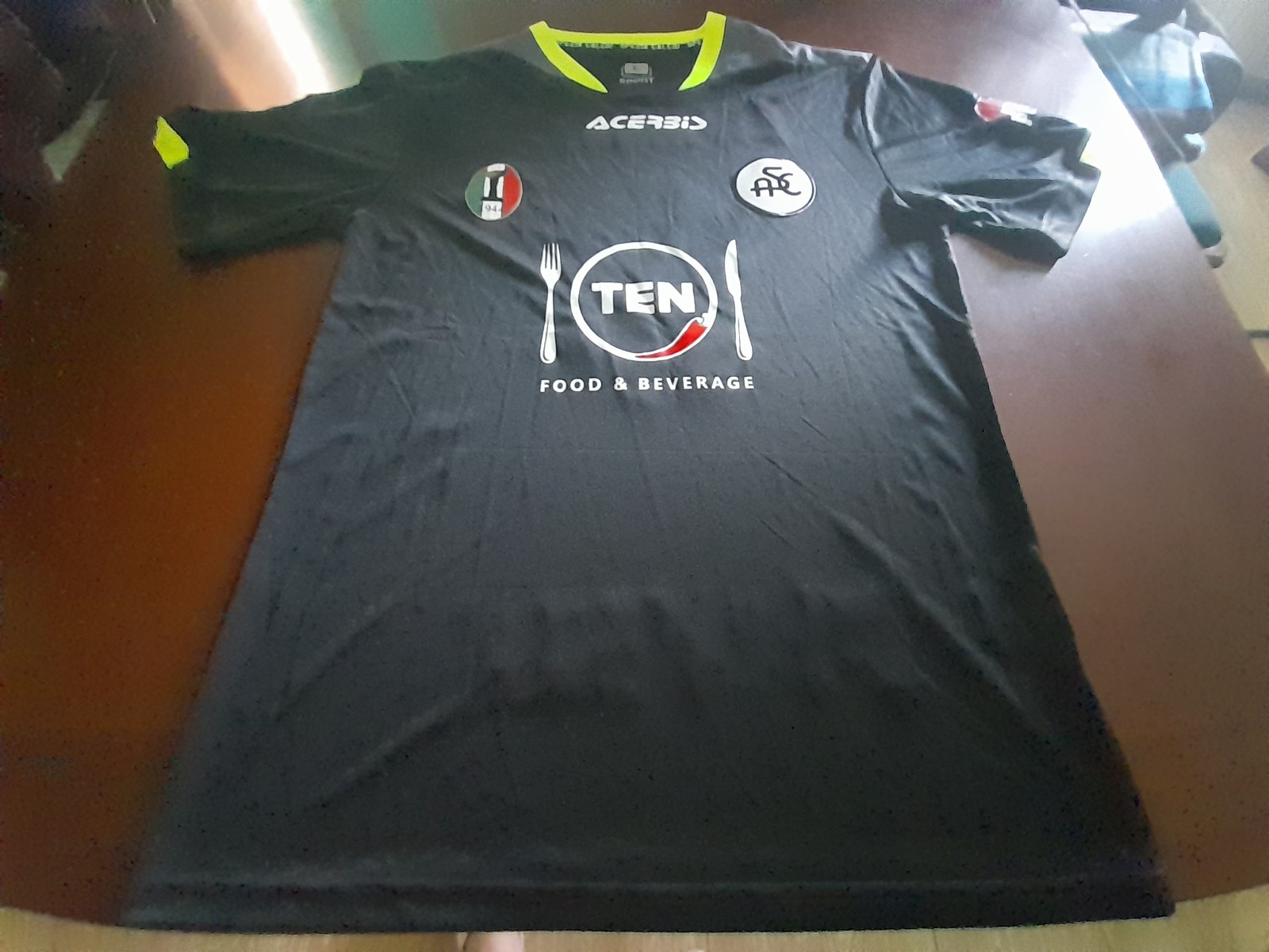 MAGLIA FOOTBALL CALCIO SPEZIA ACERBIS L NERA GALABINOV 9.PATCH SERIE A 2020/21