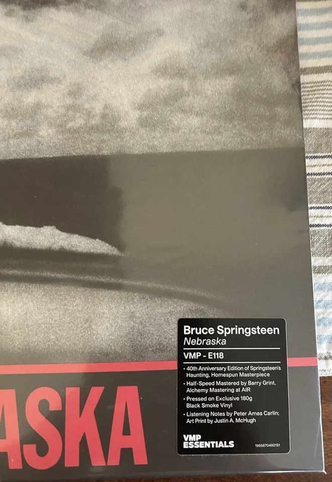Bruce Springsteen Nebraska BLACK SMOKE Vinyl LP MASTER READ SEE PICTURES - Image 2 of 4