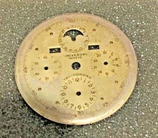Vintage Universal Geneve Tri-Compax Tropical Dial item# e11899