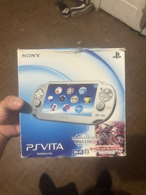 EXC+++] Sony PS Vita Ice Silver Limited Box PCH-1000 OLED Console
