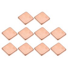20Pcs 15x15x1.8mm Copper Pad Thermal Kit IC Chip Heatsink Cooler Shim for Laptop