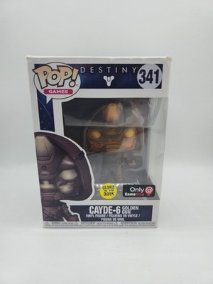 Funko Pop Cayde 6 Golden Gun Destiny 341 Glows in the Dark GameStop Only Vinyl
