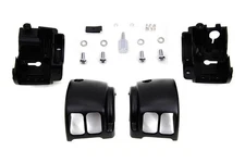 V-Twin 26-0988 Black Handlebar Control Switch Housing Kit for 11-17 Softail