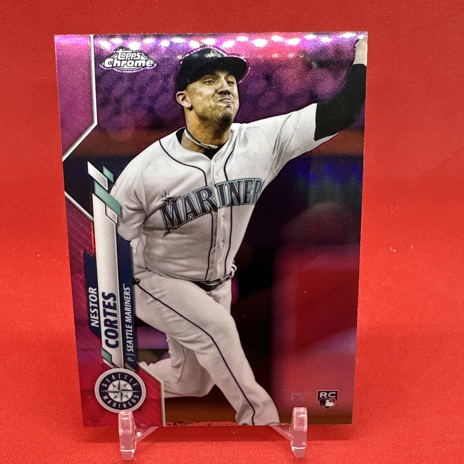 2020 Topps Chrome PINK REFRACTOR RC #U-37 NESTOR CORTES New York Yankees