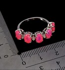 💫 925 Sterling Silver Ring Oval Pink Opal 6x4mm Natural Gemstone Jewelry Size 8 — photo 3