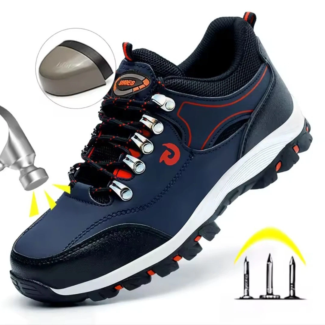 Scarpe Antinfortunistiche Uomo AMV – Punta In Acciaio, Leggere, Traspiranti, Taglie 8-13 USA