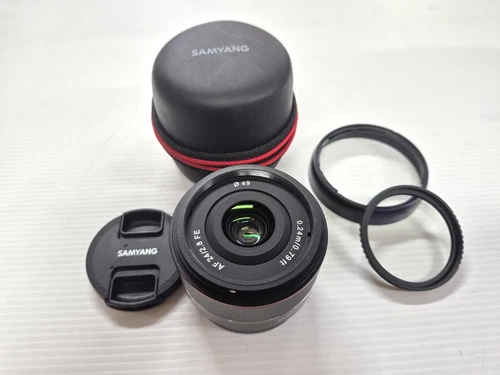 Samyang AF 24mm F/2.8 FE Full Frame Wide Angle Lens w/ Filter, Hood & Case - product listing photo