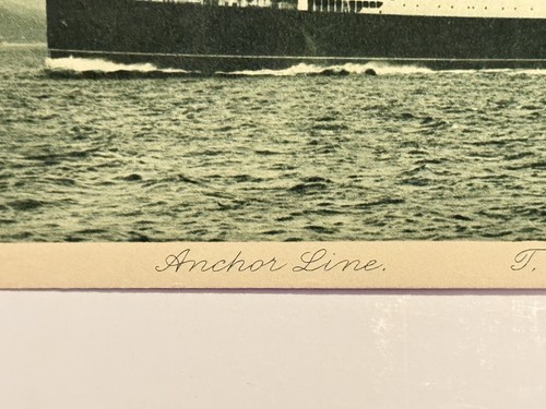 Vintage Postkarte T.S.S. California Anchor Line Schiff Ostern Bermuda Kreuzfahrt - Bild 2 von 10