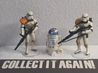 Star Wars 1995 - 98 Lot #40 POTF Sandtrooper x2 R2-D2