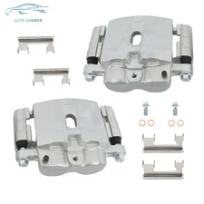 For Chevy Silverado GMC Sierra 1500 2500 Front LH & RH Brake Calipers w/ Bracket
