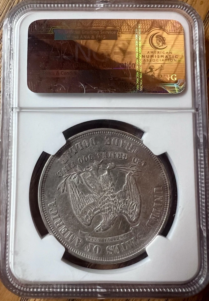 1874 T$1 Trade Dollar Graded NGC XF With Details Very Nice Example For Details! - Image 4 of 4