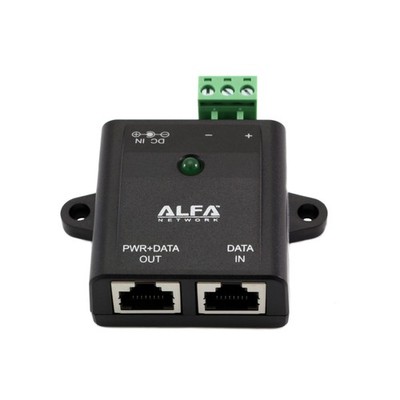 Alfa Network APOE03GS Industrial Gigabit PoE Conv. Surge Protection,