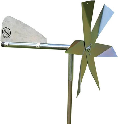 Mole Chasing Humane Deterrent Windmill Covers 20,000 Feet Using Vibrations from