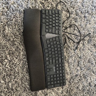 Delton KB250 Ergonomic Wired Keyboard - Black