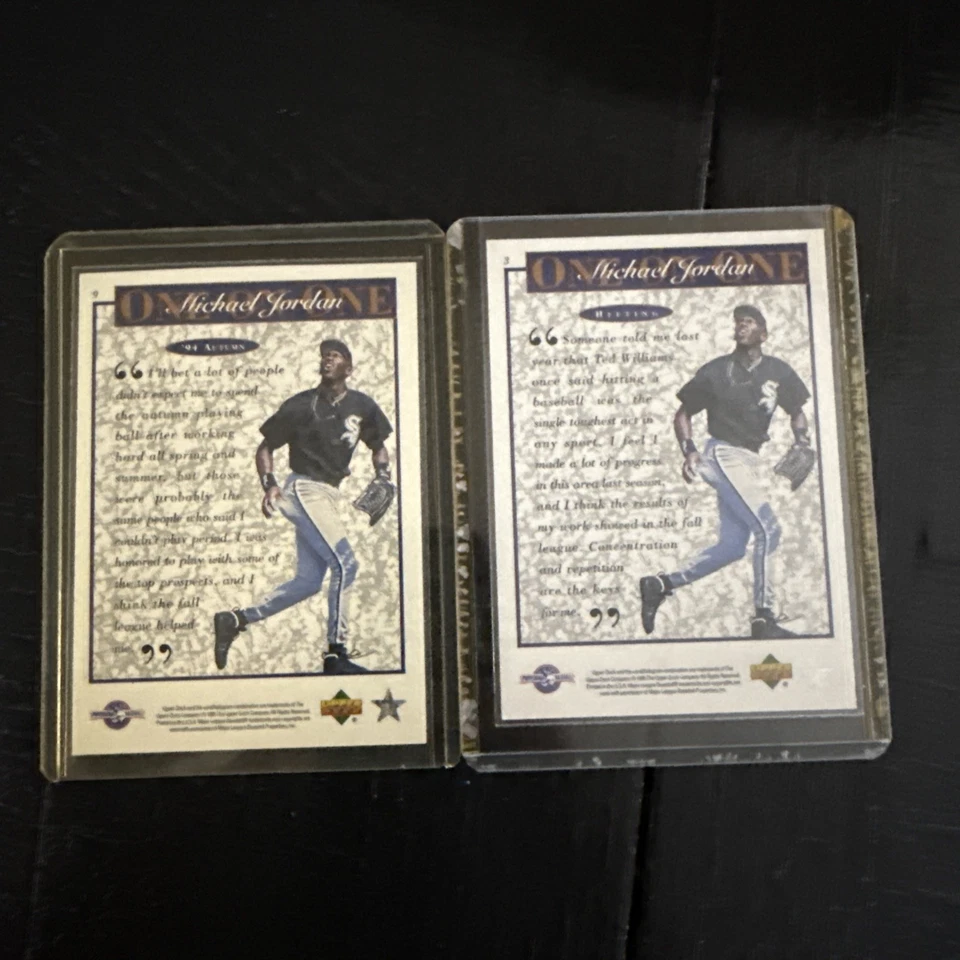 Michael Jordan Deion Sanders Bo Jackson Lot (6) Upper Deck Pro File Donruss - Image 3 of 4