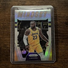 2021-22 Panini Prizm Lebron James Mindset Silver Prizm Refractor #3 LA Lakers