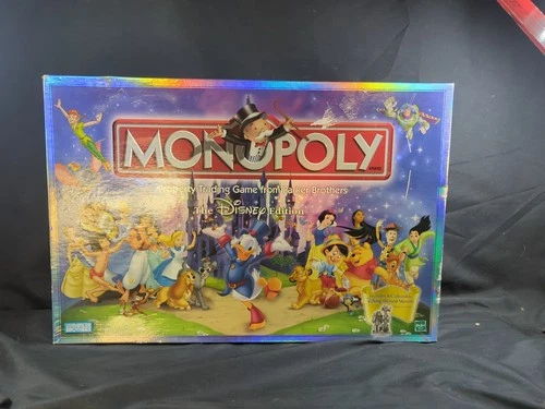 Monopoly The Disney Edition Board Game Hasbro Vintage 2001 Open Box Never Used
