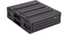 SKB ROTO 3 UNIT RACK MOLDED GEAR CASE 1SKB R3U - EUC