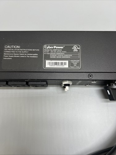 CyberPower MBP30A5 1U Maintenance Bypass PDU - Photo 4/5