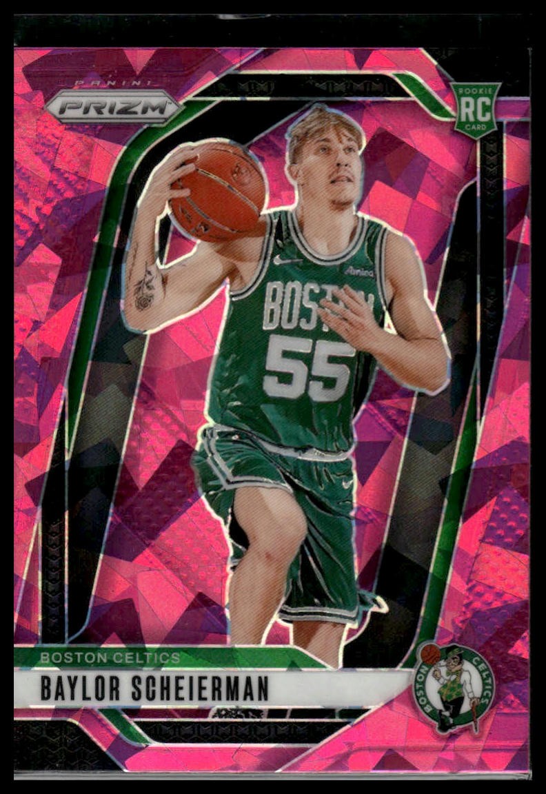 2024-25 Panini Prizm #236 Baylor Scheierman Prizms Pink Ice