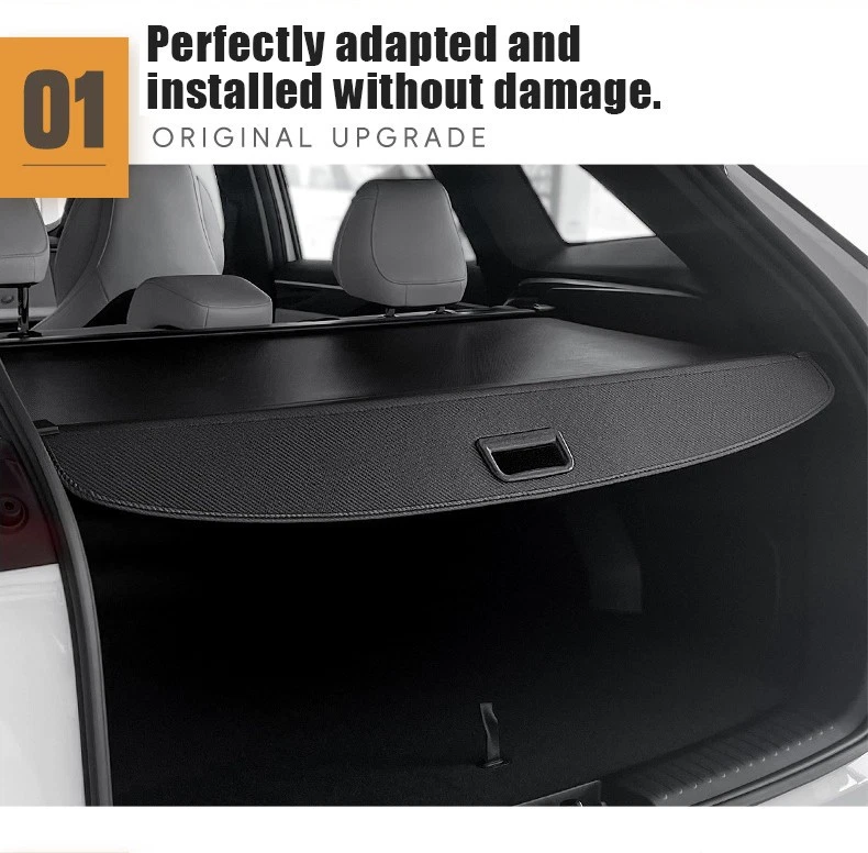 Cubierta de carga trasera retráctil para maletero protector de sombra para Hyundai Santa Fe 2017-2018 Foto 3 de 4