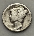 1931-P Mercury Dime - G - Good - 90% Silver