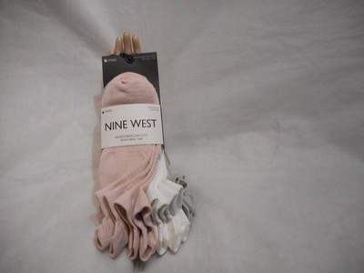 Nine West Women's 6 Pairs Multicolor Low Cut Socks Shoe Size 5-10