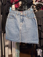 Limited Jeans Denim Skirt Made In USA Cowgirl Cowboy Pink Pony Club
