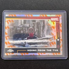 🦄DF 2025 TOPPS CHROME DEADPOOL TVA HIDING FROM THE TVA /40