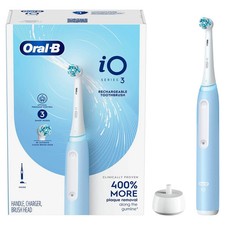 Oral-B iO Series 3 Electric Toothbrush with Brush Head - Light Blue open box
