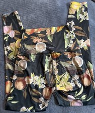 Beyond Yoga Leggings Womens XS Floral Fruit Leggings Athleisure Yoga