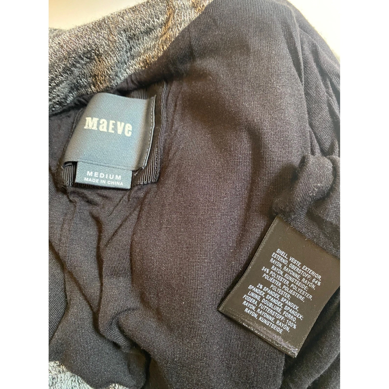 VETEMENTS Abito Maeve Maglia Avvolgente Casual Carriera Lavoro Manica Corta Grigio Medium