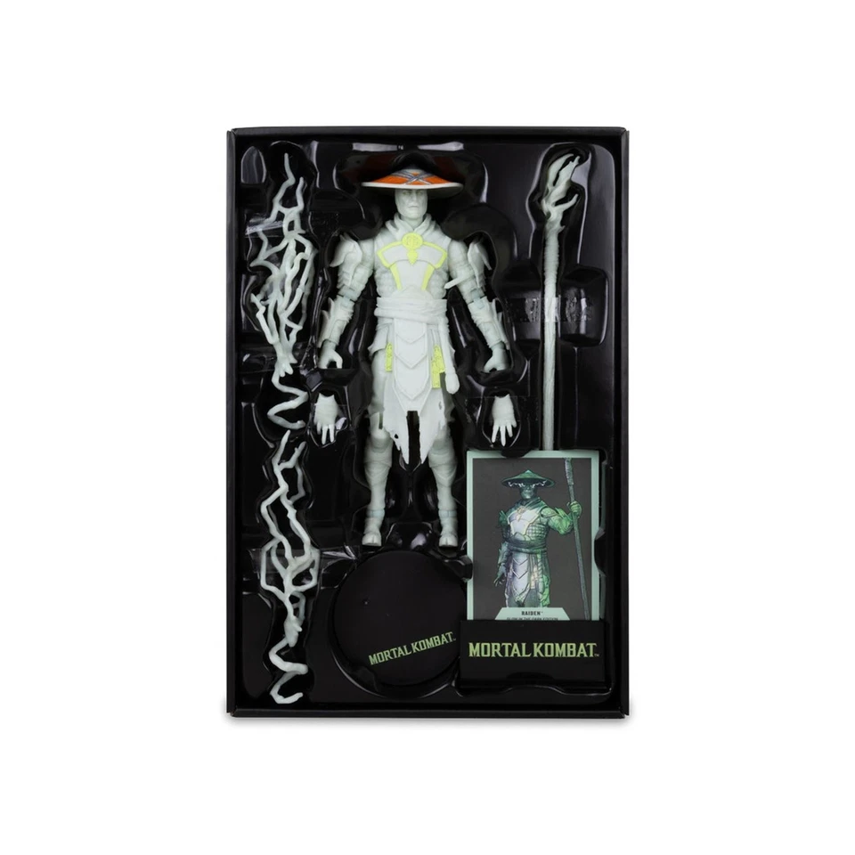 Фигурка McFarlane Mortal Kombat Raiden (Glow in the Dark) 7 дюймов Gold Label SDCC - Изображение 3 из 4