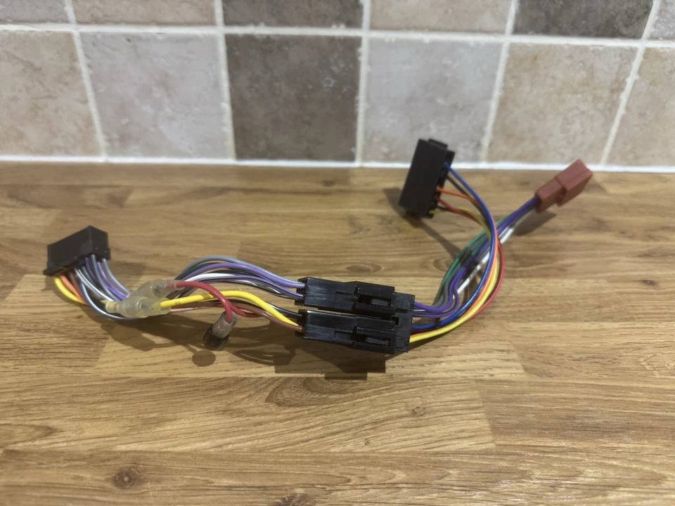 Adapter Cable ISO Car Radio JVC KD-PDR31 KD-PDR41 KD-PDR51 KD-PDR61 KD-SHX751 - Image 2 of 2