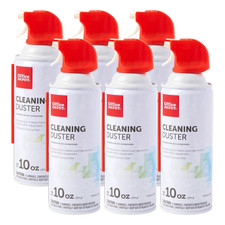 Office Depot Cleaning Duster Compressed Air Spray Cans 10 oz Multi-Pack Electron
