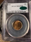 1910 P 1C Lincoln Wheat Cent PCGS MS65RB - CAC APPROVED