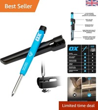 Versatile OX Tuff Carbon Marking Pencil - Built-in Sharpener, Fine Drill Point