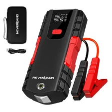 Car Jump Starter 6000A Peak SuperSafe 12V Portable Power Bank Battery Charge US
