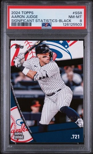 2024 Topps Series 2 - Significant Statistics Aaron Judge #SS-8 PSA 8 /299