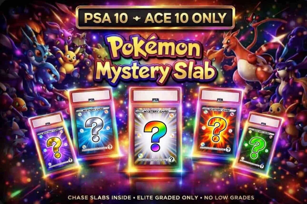 👉 PSA 10 + ACE 10 Pokémon Mystery Slab 🔥 Graded Card + Booster Pack