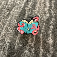 Pin We Are Booked Brooch Octopus Backpack Hat Lapel Book Flexible PVC New