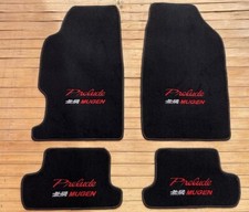 Fit For Honda Prelude 4 Th Gen 2dr Black Floor Mats Carpet W Spoon 1991-96 4pcs