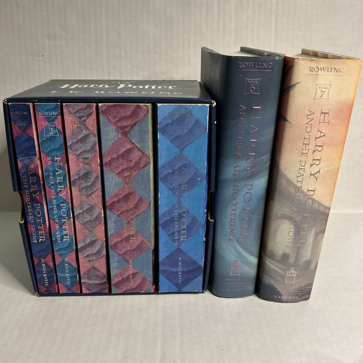 Harry Potter Complete Book Set Books 1-7 Rowling Some 1st Editions