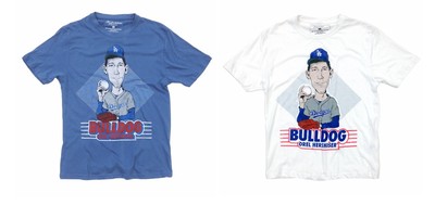New MLB Bulldog Orel Hershiser Los Angeles Dodgers T-SHIRT