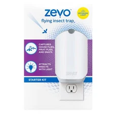 Zevo Effective Indoor Flying Insect Trap – Includes Plug-in Base & Cartridge