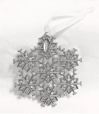 BOEING 2019 JET SNOWFLAKE Lenox Reed & Barton Christmas Ornament NIB